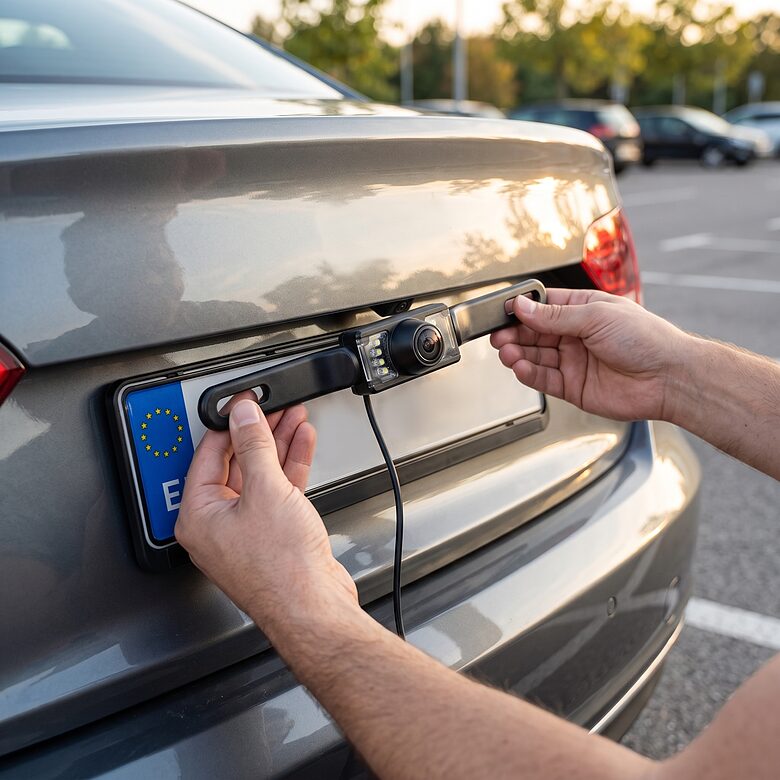 Automašīnas atpakaļskata kamera ar nakts redzamību