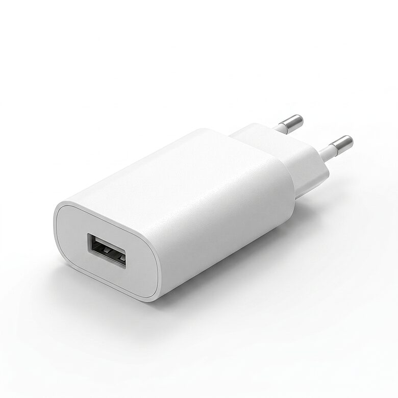 USB lādētājs mazjaudas ierīcēm ar ES spraudni, 5 V / 1 A, 5 W