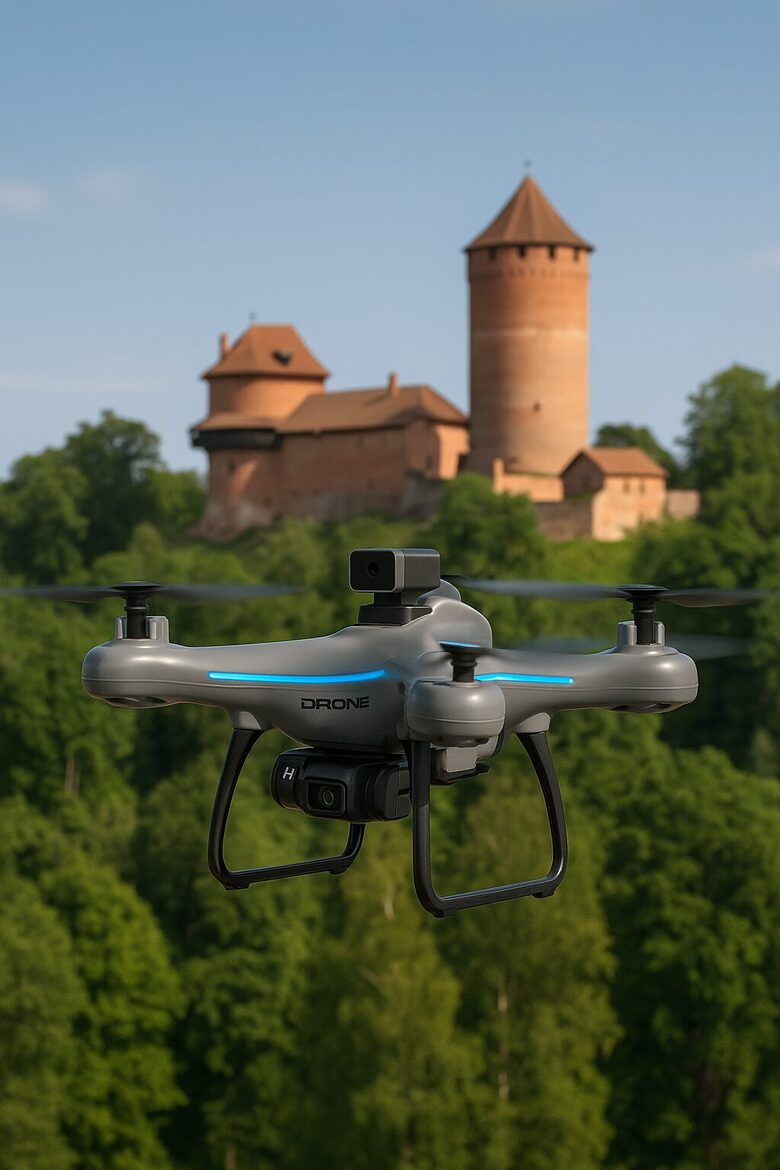 Drons ar GPS un Pilnu Šķēršļu Izvairīšanos – Nolokāms Dizains, 1000m Tālvadība, 40 Minūšu Lidojums, Optiskā Plūsma, 50x Tālummaiņa