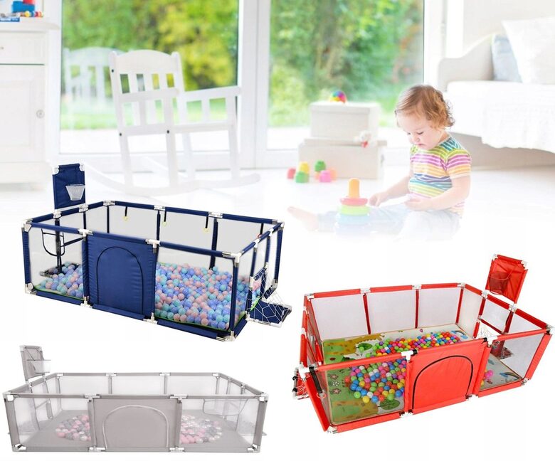 Bērnu sētiņa - manēža (dažādas krāsas), 190*120*65cm