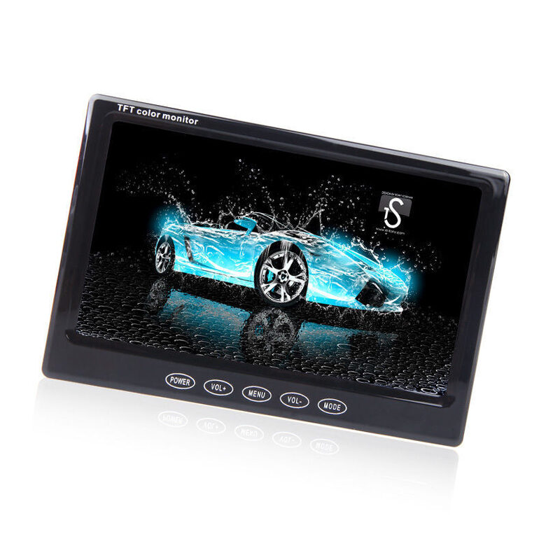 7" LCD monitors ar skārienjūtīgām pogām