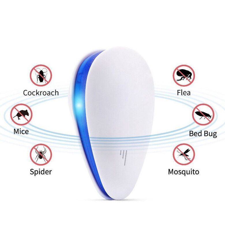 Elektroniskā ultraskaņas iekštelpu grauzēju un insektu aizbaidītājs