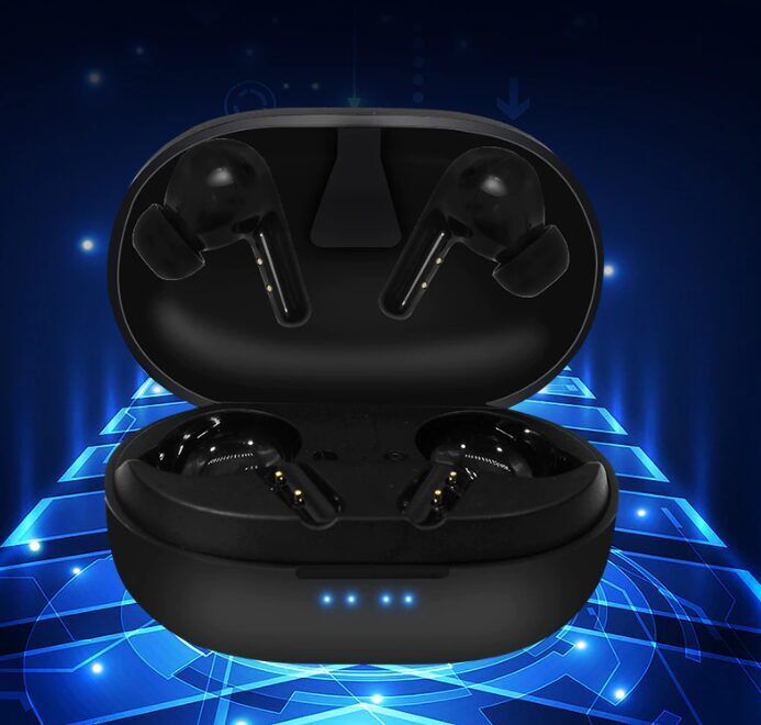 Skaņas pastiprinātājs 2 ausīm - Dzirdes aparāts ar bluetooth (regulējams frekvenču diapazons)