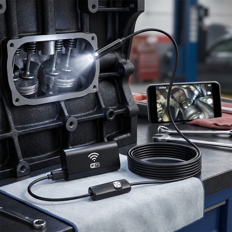 Bezvadu kamera - endoskops 3m, ar WiFi, ūdensizturīgs