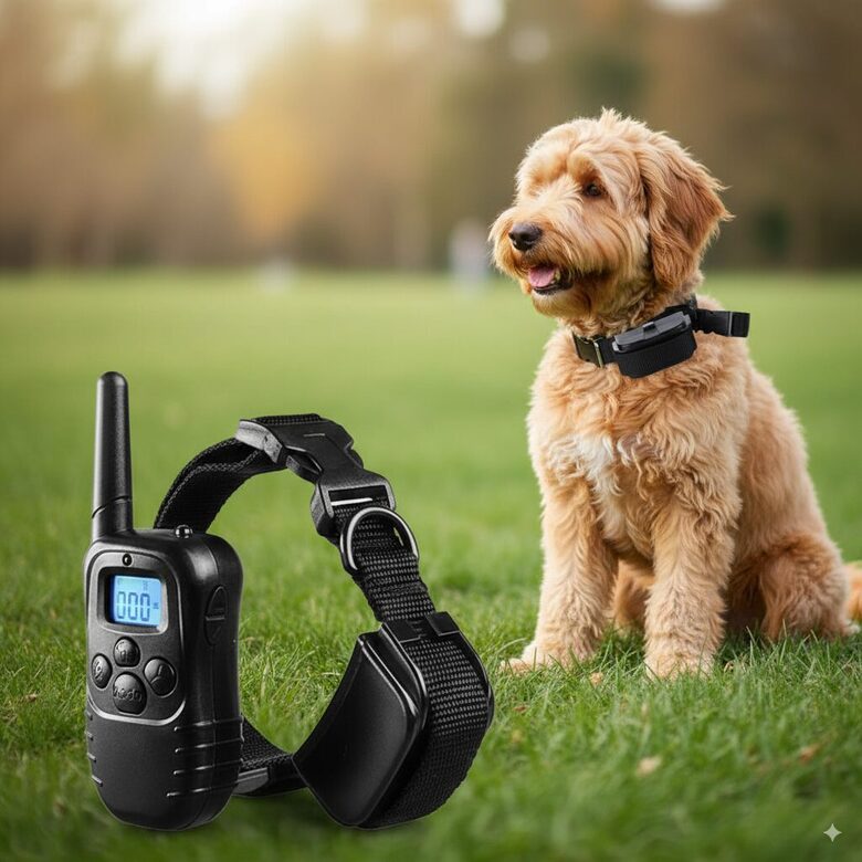 Suņu dresūras siksna, pretriešanas siksna vibrācija, skaņa, elektro (suņu treniņa siksna)