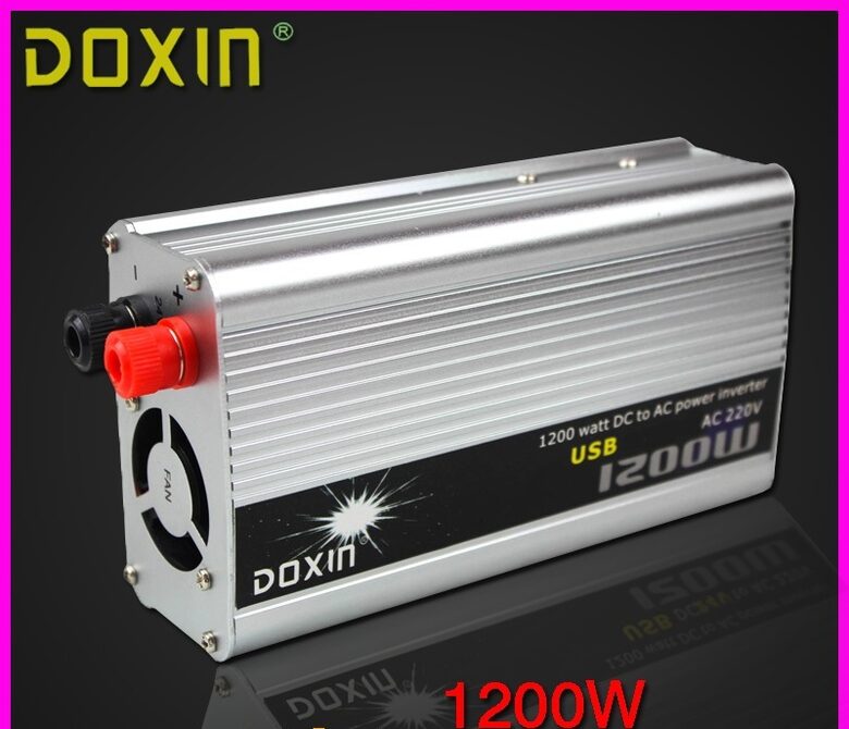 1200W Inverters: 12V/24V uz 220V Sprieguma Pārveidotājs