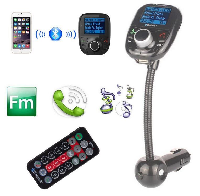 Bluetooth Mp3 atskaņotājs FM transmitteris brīvroku sistēma 12v/24v