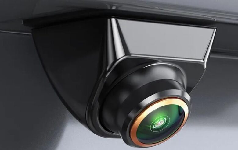 Automašīnas atpakaļskata kamera ar grozāmu lēcu ( 12v-24v, 1920x1080P, IP68 Waterproof 110° Degree Fisheye Lens Full HD