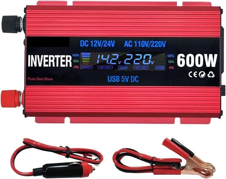 12v24v-220v 600w Strāvas pārveidotājs, sprieguma inverters