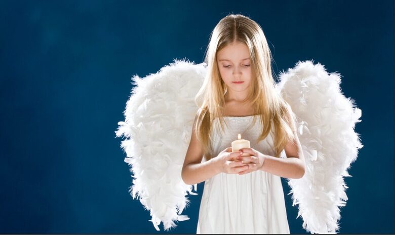 Enģeļa spārni 60x53 cm, balti