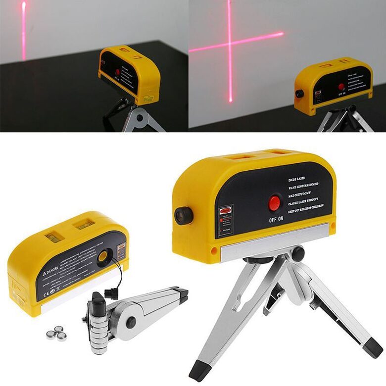 Lāzera līmeņrādis ar statīvu