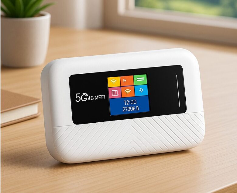 Portatīvs 5G 4G LTE Wi-Fi maršrutētājs rūteris ar 3000mAh akumulatoru