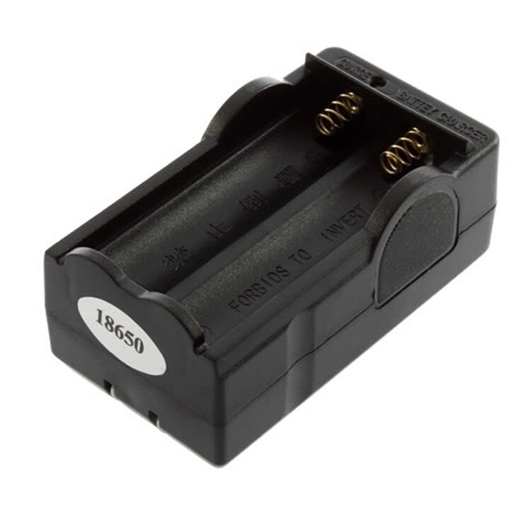 Akumulatora lādētājs, universāls (18650 16340 14500) , dubultais