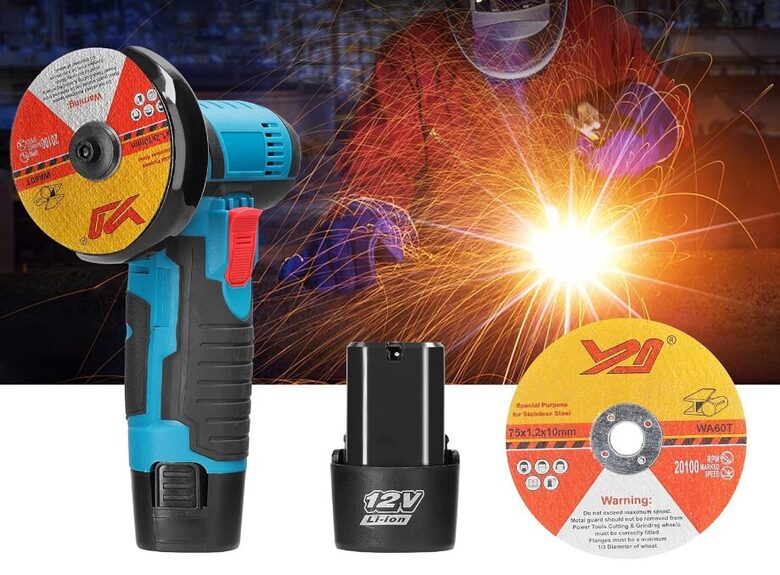 Fleksis Slīpmašīna akumulatoru