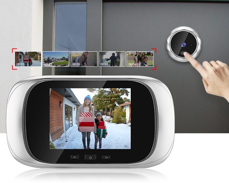 Durvju actiņa ar krāsainu monitoru 2.8