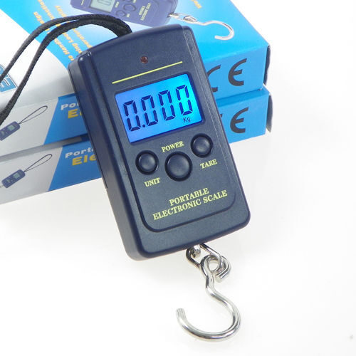 Pārnēsājamie svari ar LCD displeju 40Kg elektroniskie svari