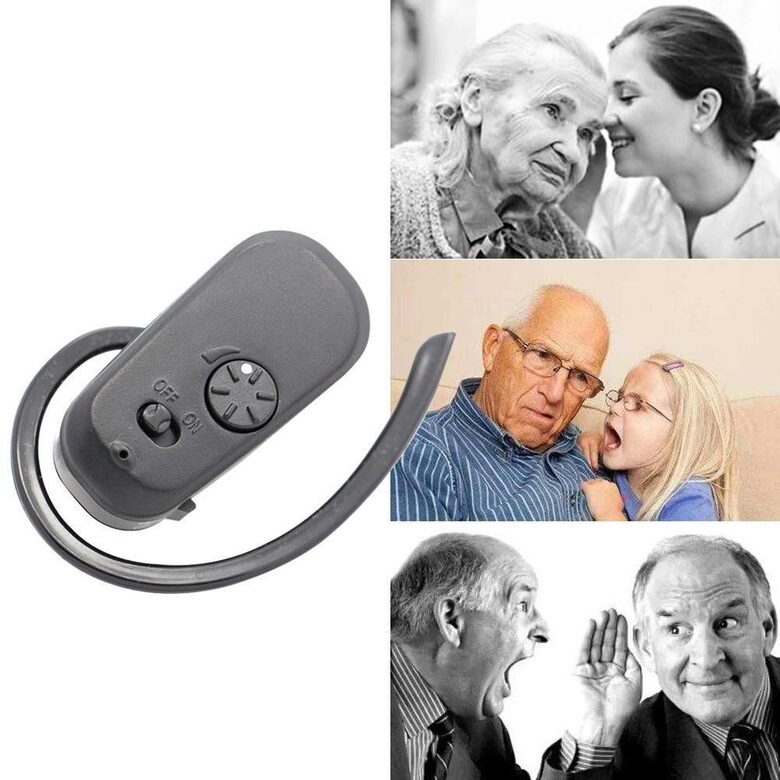 Skaņas pastiprinātājs, dzirdes aparāts nomaskēts par handsfree