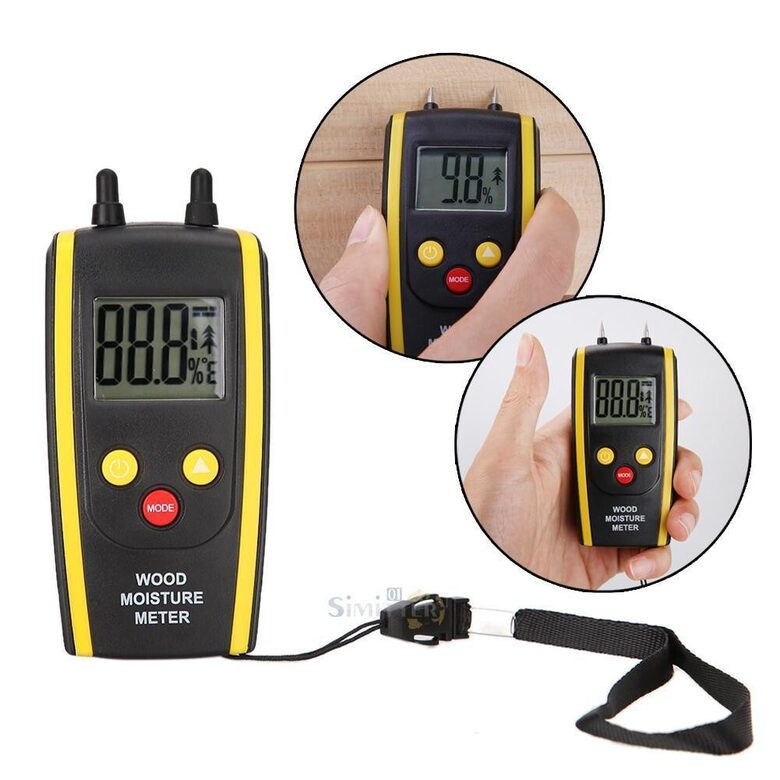 Mitruma mērītājs kokam un citiem materiāliem 6 ~ 42%