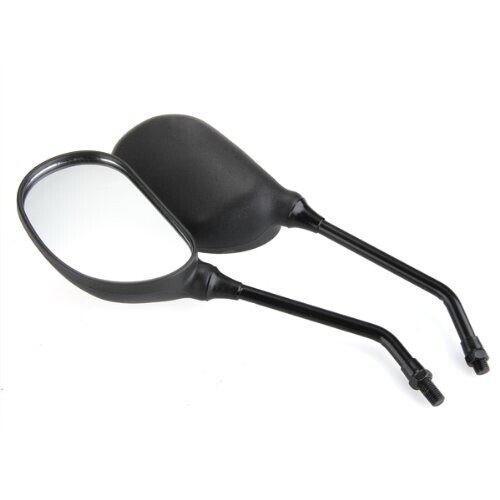 Motocikla atpakaļskata spoguļi ( moto spoguļi ) universālie 2gab, melni