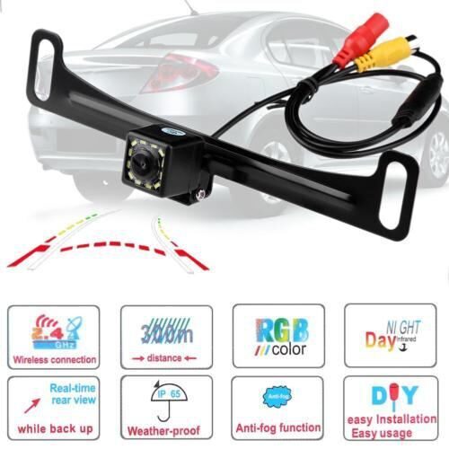 Ūdensizturīga auto atpakaļskata kamera ar nakts redzamību, 12 diodēm, 170 °