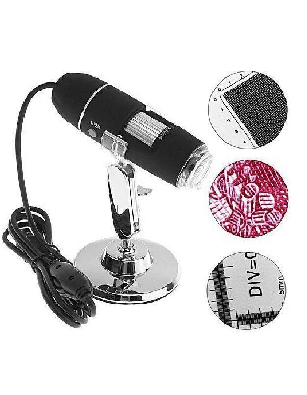 Digitālais mikroskops usb 25x-200x palielinājums