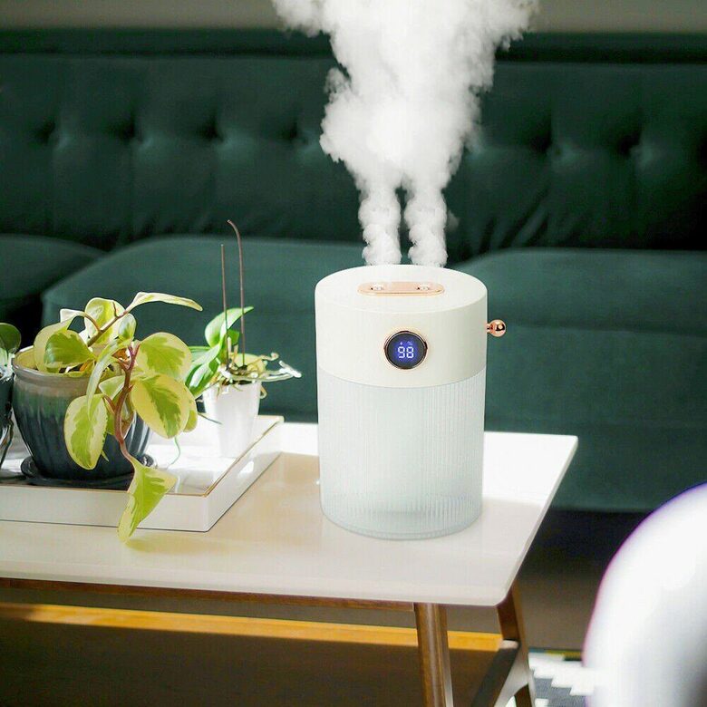 Jaudīgs Gaisa mitrinātājs (uzlādējams, ar filtriem komplektā)