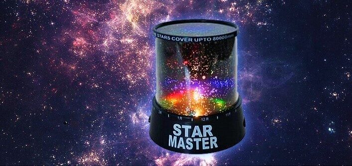 Bērnu naktslampiņa Zvaigžņu projektors - Star Master