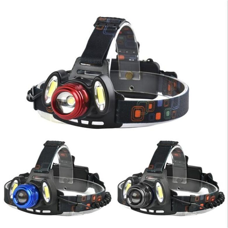 Galvas lukturis LED zoom komplekts