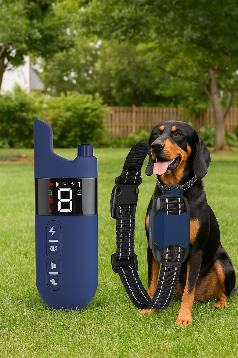 Suņu Dresūras Siksna (800m, skaņa, vibro, elektroimpulss), ŪDENSIZTURĪGA