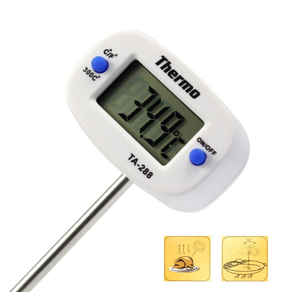 Digitāls LCD multifunkcionāls termometrs