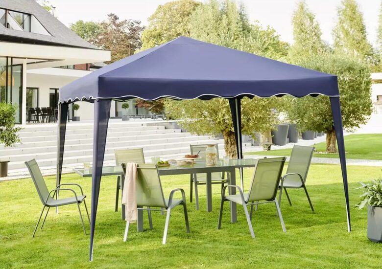 'Pop up' nojume 3x3m dārza paviljons