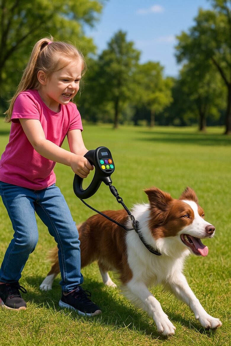 Smart Suņu siksna ar pavadu pret Raustīšanu