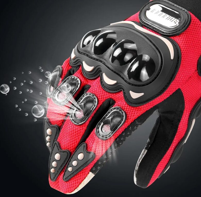 Moto Cimdi 'Pro Biker' XXL (neslīdoši, elpojoši, ar aizsardzību), dažādas krāsas