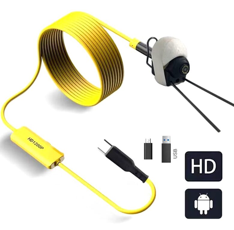 Zemūdens kamera makšķerniekiem 10m