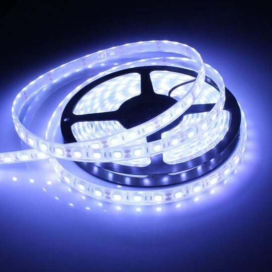LED lenta 5m ar barošanas bloku ''Cold White''