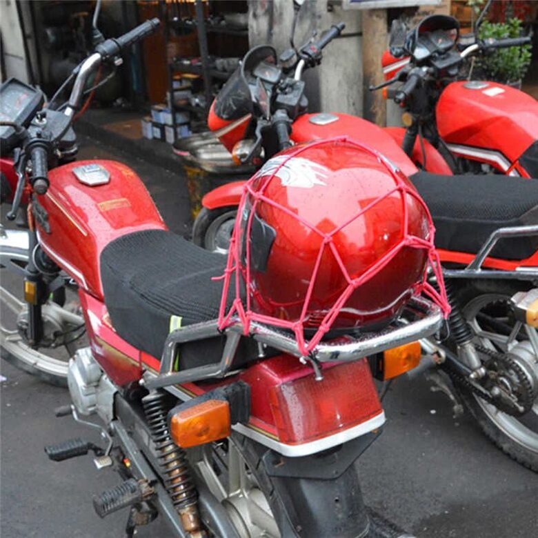 Motocikla ķiveres vai somas stiprinājuma tīkls 40 x 40cm