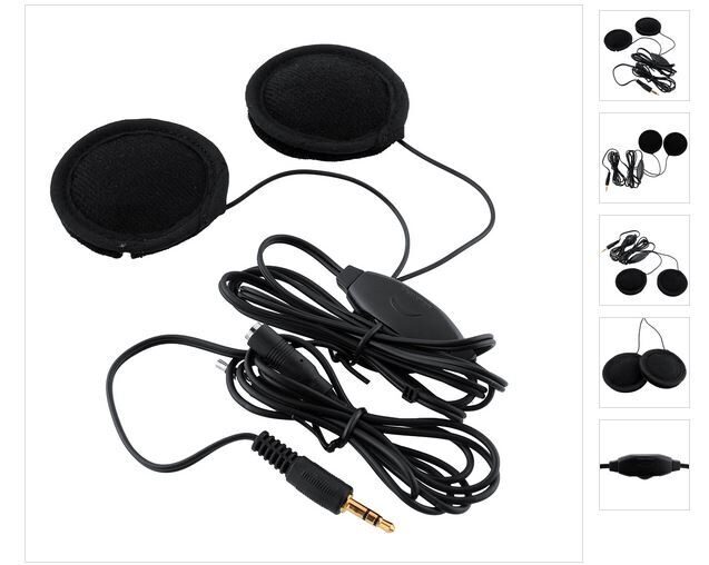 Motociklu ķiveres Skaļruņi Stereo MP3 /phone / skaļuma kontrole