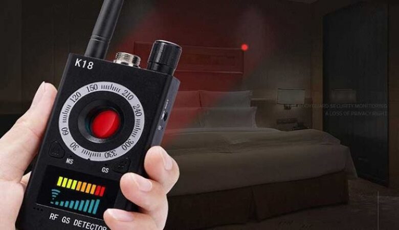 Slēpto kameru, raidītāju, Gps u.c. Detektors (GSM, WIFI BT, FM, VHF, UHF, 900 / 1200 / 2400 wireless audio and video transmission)