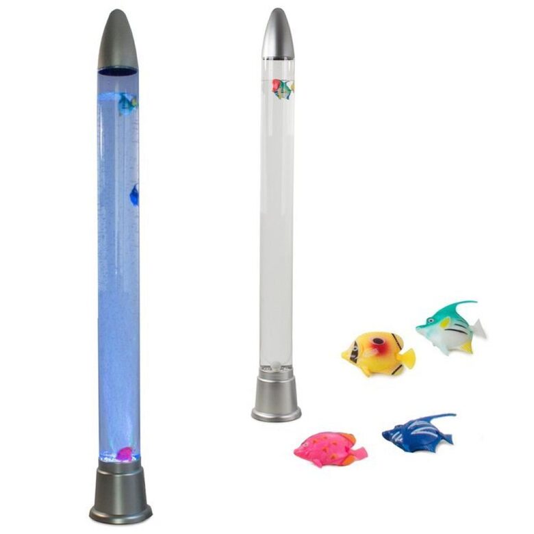 Ūdens lampa/akvārijs ar zivtiņām, 100cm