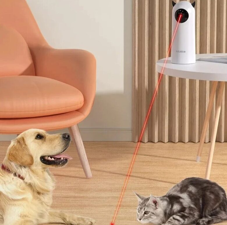 Rotaļlieta Kaķim un sunim Led Lāzeris