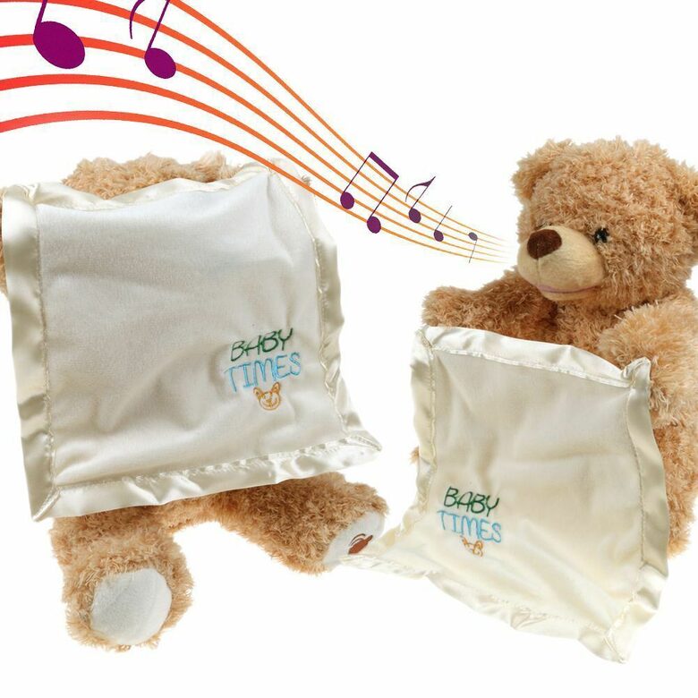 Plīša lācis (spēlējas, slēpjas) bērnu rotaļlieta