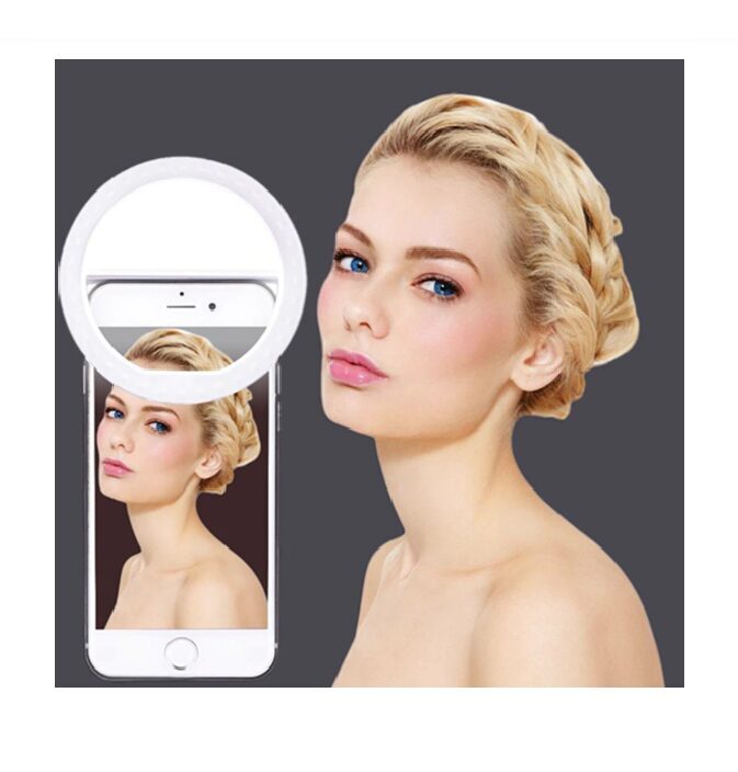 Selfija Gaismas gredzens, lādējams