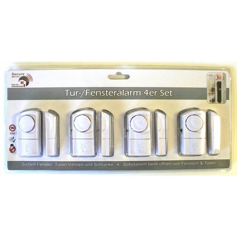 Durvju / logu signalizācijas komplekts(4gab) - četrām durvīm vai logiem.