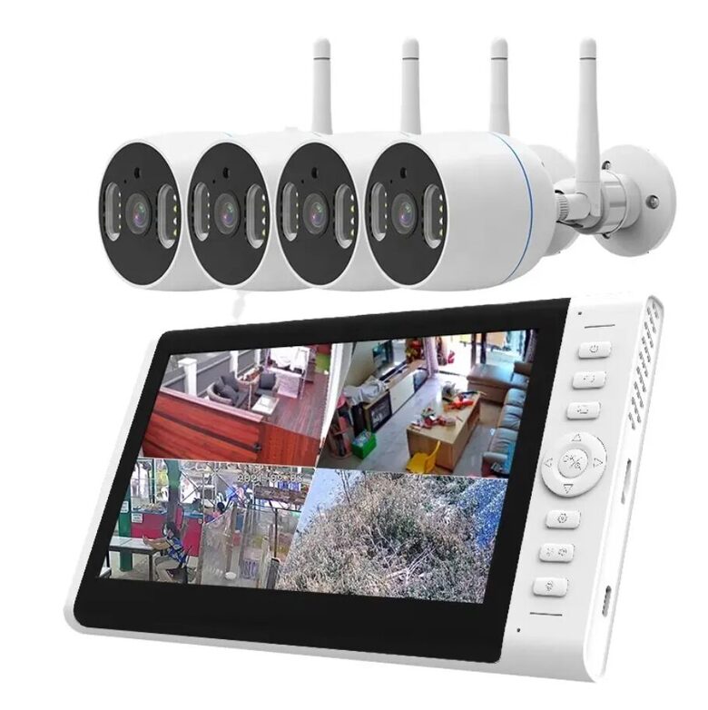 Novērošanas kameras ar monitoru, 4gab. āra apstākļiem, 32Gb