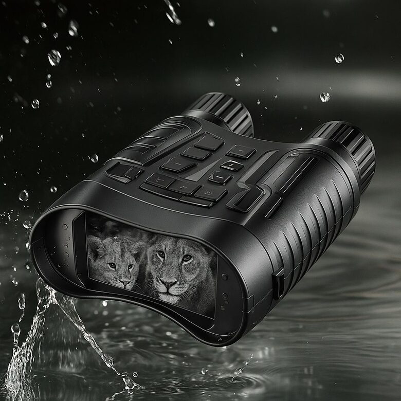 Nakts redzamības binoklis 8x CMOS 600m