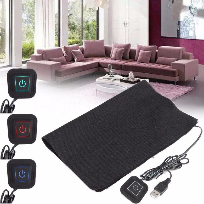 Elektriskais suņu, kaķu guļvietas sildītājs - paklājs, 35 x 15cm, ar regulatoru