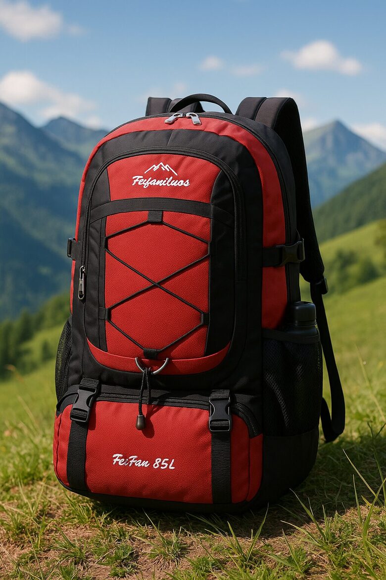 IZPĀRDOŠANA. Liela 85L ūdensatgrūdoša tūrisma mugursoma ar ergonomisku dizainu pārgājieniem un kempingam