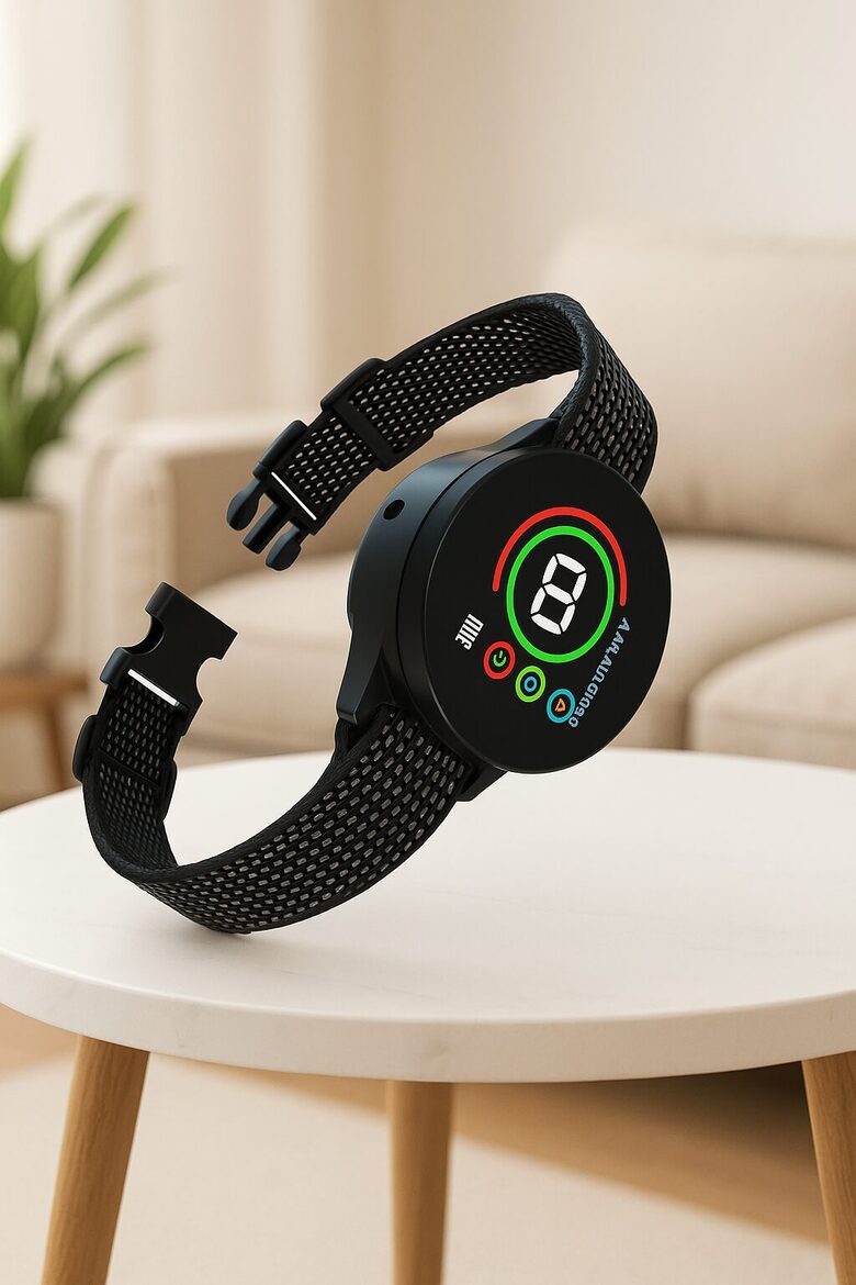 Suņu pretriešanas siksna, ūdensizturīga (var peldēt), 3 dažādi režīmi (ultraskaņa, vibro, elektro impulss), 70*37*40mm