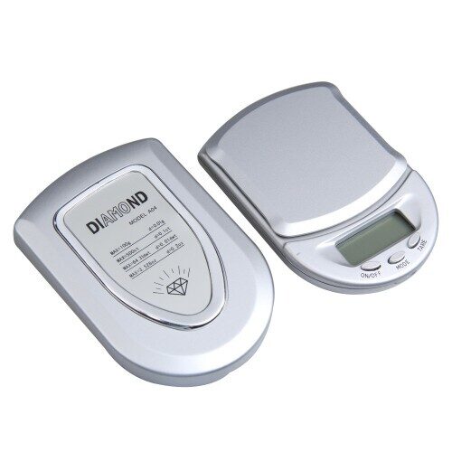 Digitāli pārnēsājami kabatas svari, LED displejs 500 g / 0,1g