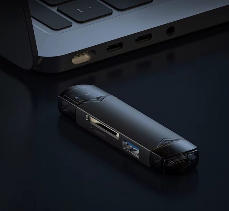 6-in-1 OTG Type-C karšu lasītājs un USB 3.0 adapteris